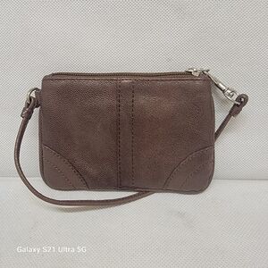 NEW - SAVOY‎ BRONZE LEATHER WRISTLET